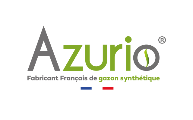 Logo Azurio, fabricant français de gazon synthétique