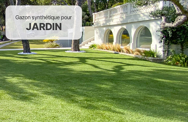 Réalisation d'un jardin en gazon synthétique