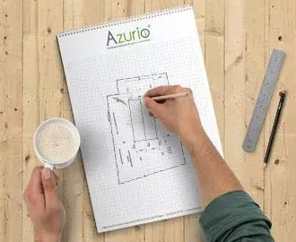 Mesure de terrain et établir un plan de pose