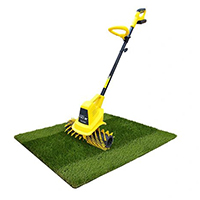 Balai brosse électrique pour fausse pelouse