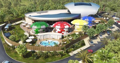 Illustration : Pose d’un gazon hybride pour le nouveau Casino Partouche « plein air » de la Ciotat