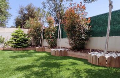 Rennes : Pose de gazon synthétique pour jardin