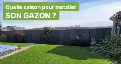 Illustration : À quelle saison installer du gazon synthétique ?